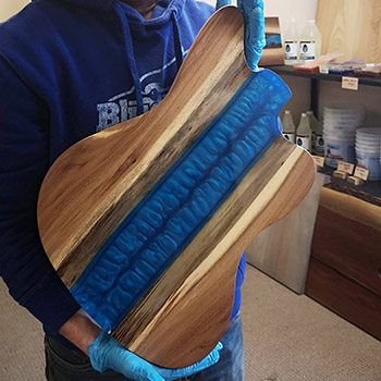 Elm River Guitar Body