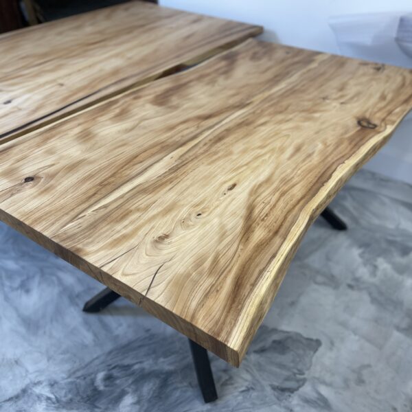 Live-Edge-Elm-Dining Table-Angle-Wood