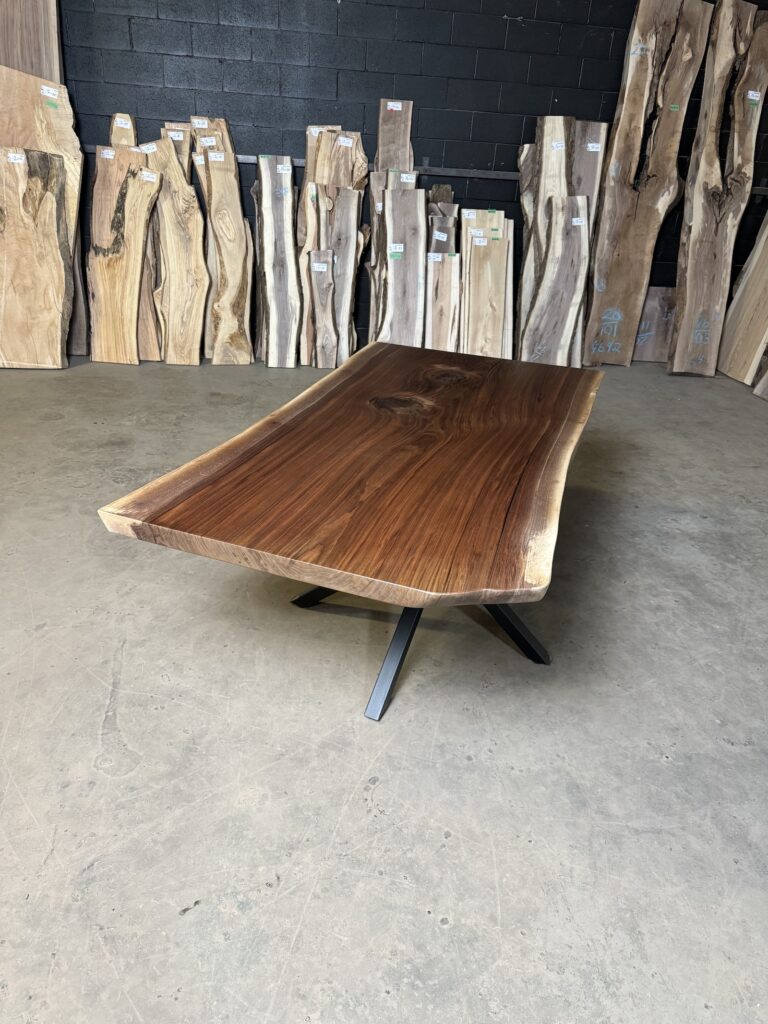 Walnut Dining Table Live Edge – Truly Unique Corner - overview