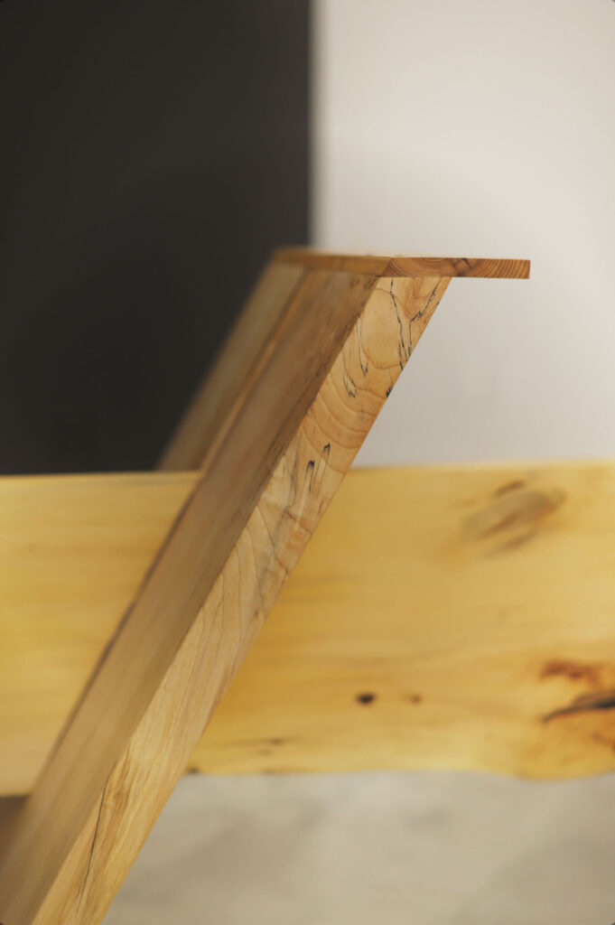 Maple Dining Table Legs - beautiful maple details